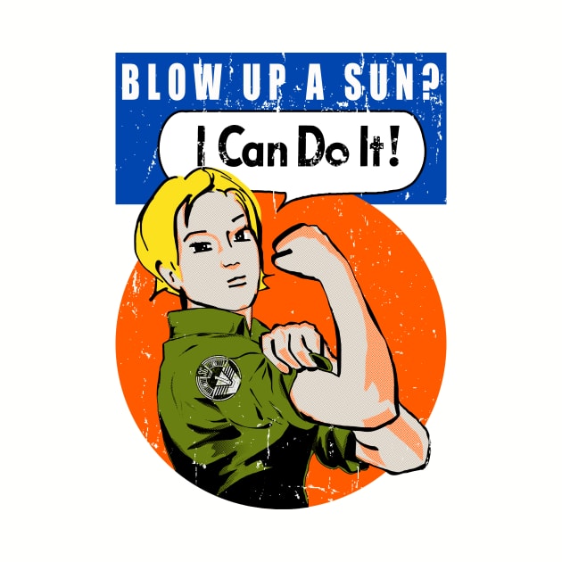 I can do it! (Distressed print) by Boogiebus