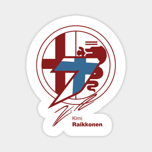 Kimi Raikkonen Alfa Romeo Racing Magnet