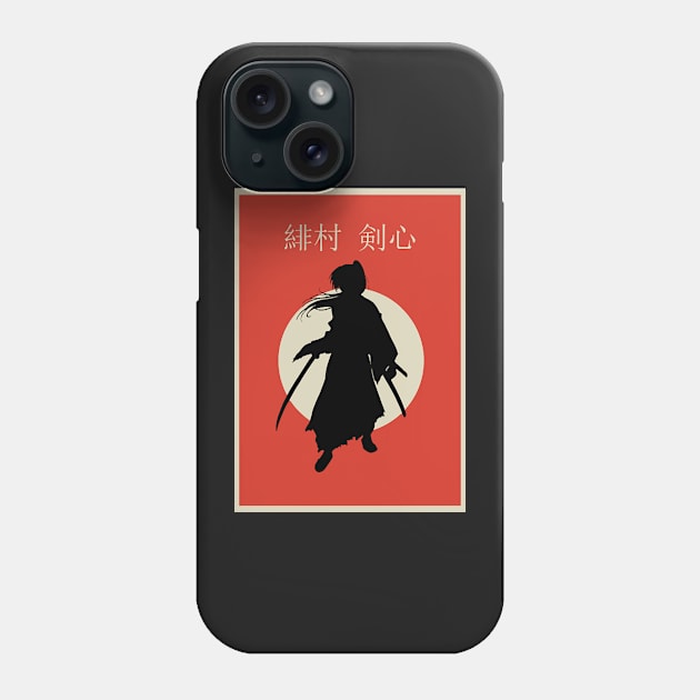 Samurai X Rurouni Kenshin Himura Japanese Style Phone Case by Vizcaino00