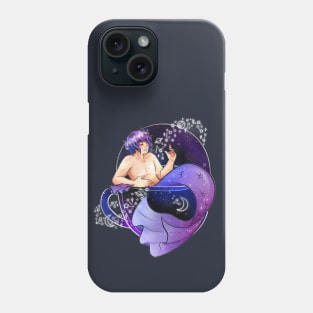 Mermaid Teacup - Starry Universe Merman Phone Case