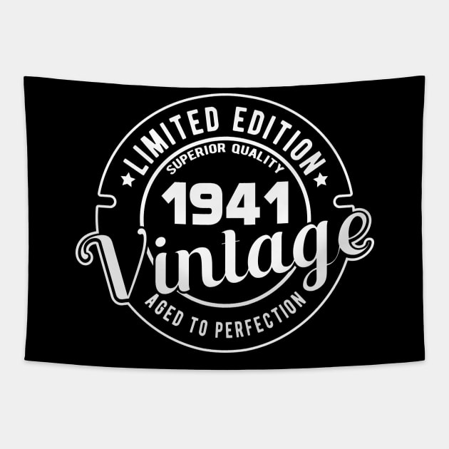 1941 VINTAGE - BIRTHDAY GIFT Tapestry by KC Happy Shop