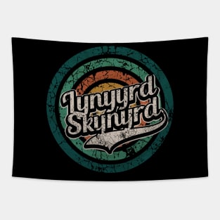 Lynyyrd Skynyrd // Retro Circle Crack Vintage Tapestry