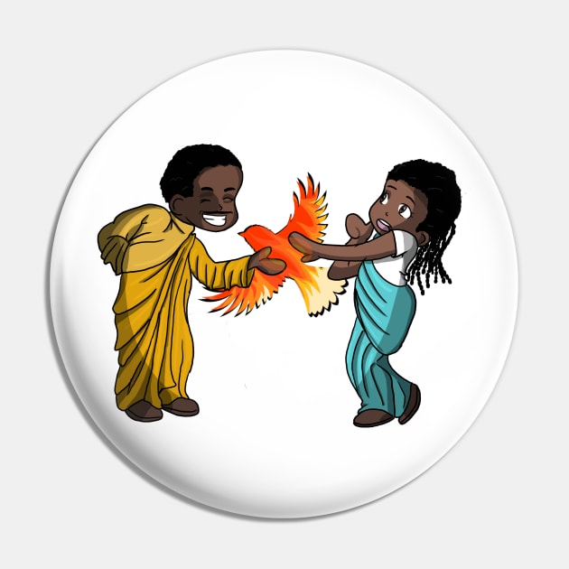 Cyprien asks Daphrose to Dance Pin by Nunc Coepi Designs