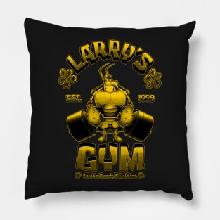 Larry's Gym (Black & Yellow) Pillow