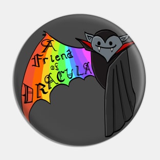 A Friend of Dracula Pin