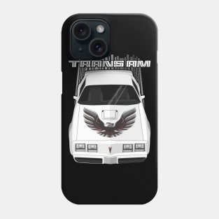 Firebird Trans Am 79-81 - white and black Phone Case