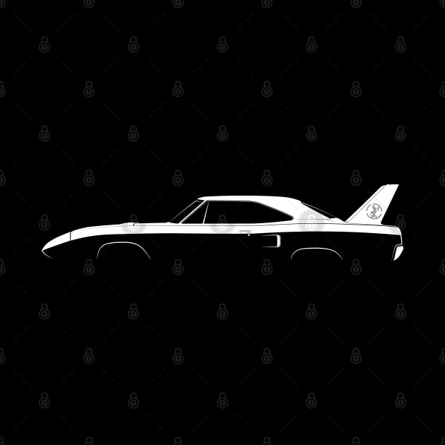 Plymouth Superbird Silhouette by Car-Silhouettes