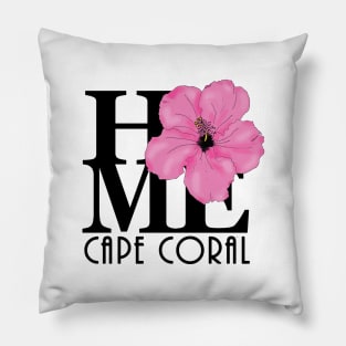 HOME Cape Coral Pink Hibiscus Pillow