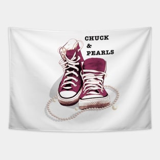 Chuck and Pearls Tapestry