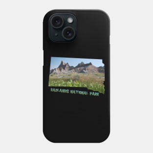 South Dakota State Outline (Badlands National Park) Phone Case