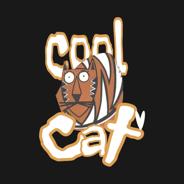 Cool Cat by krisevansart