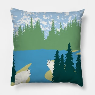 Banff National Park Canada Mountains Pillow