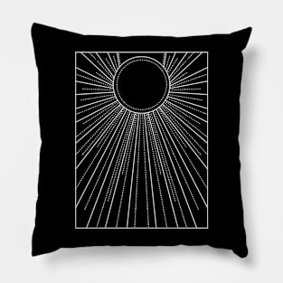 Geometric Sun Pillow