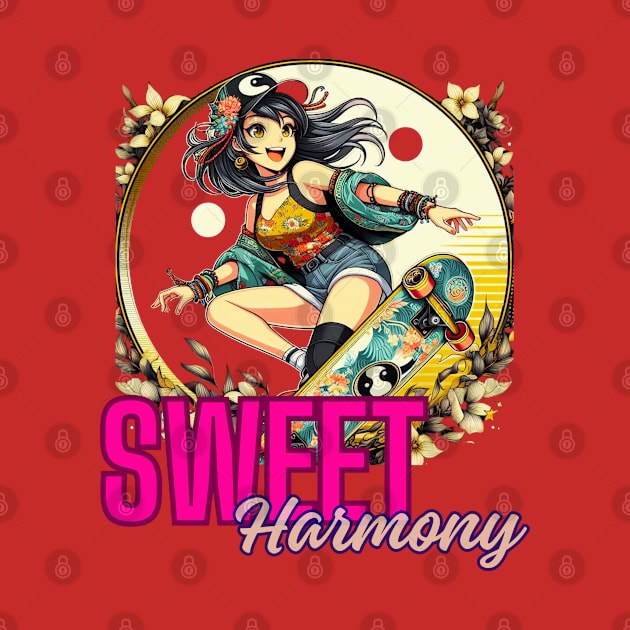 Kawaii, Anime Girl, Sweet Harmony by Catsie Cat