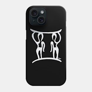 Zodiac - Gemini (neg image) Phone Case