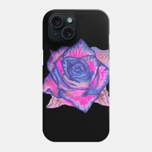 Pink rose flower Phone Case