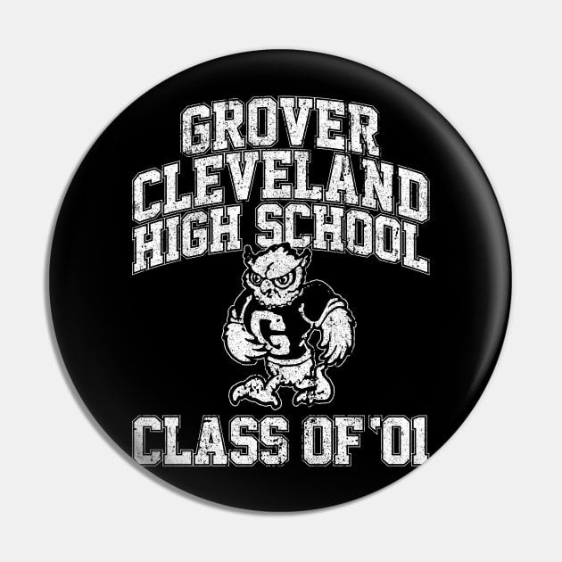 Grover Cleveland High School Class of 01 Pin by huckblade