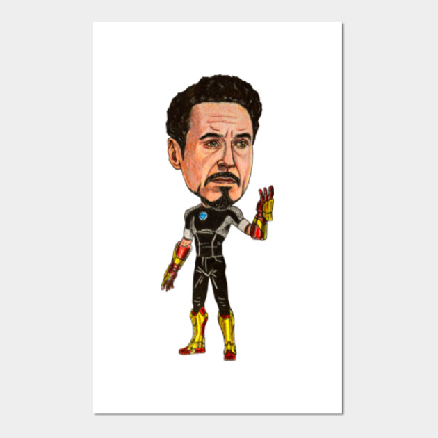 Tony Caricature Tony Stark Posters And Art Prints Teepublic Tons of awesome tony stark cartoon wallpapers to download for free. tony caricature