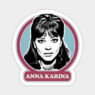 Anna Karina ∆ 60s Style Fan Design Magnet