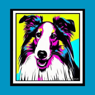 Collie Pop Art T-Shirt