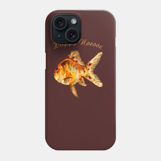 Elegant Happy Norooz Goldfish Cat New Year Phone Case