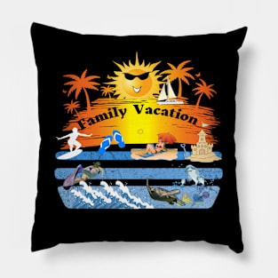 Family Vacation Pillow