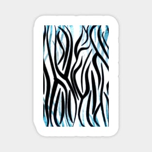 Abstract Zebra Print Magnet