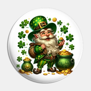 St Patricks Day Leprechaun Pin