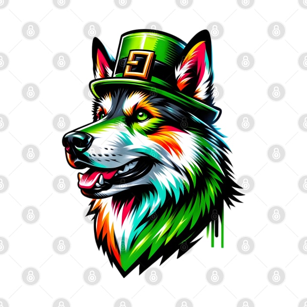 Czechoslovakian Vlcak Celebrates Saint Patrick's Day by ArtRUs