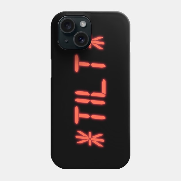 Tilt Pinball Gamer Phone Case by Issho Ni