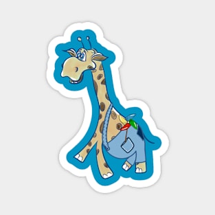 funny giraffe Magnet