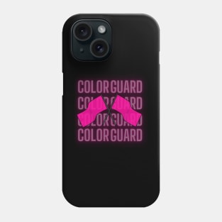 Color Guard Mom Retro flag Phone Case