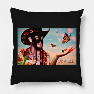 Cowboy and Butterlies Pillow