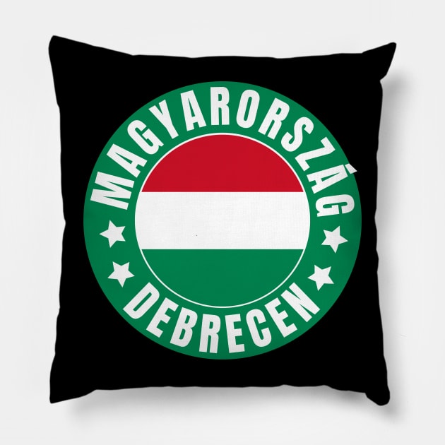 Debrecen Pillow by footballomatic