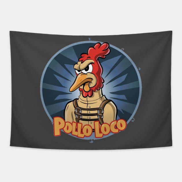 Pollo Loco Tapestry by Jason's Finery