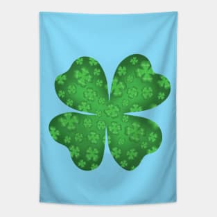 St Patrick's day four leaf clover Tapestry