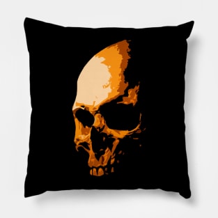 Golden Skull Pillow
