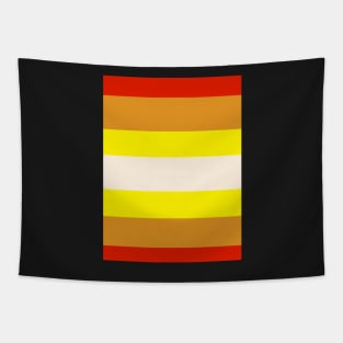 Red, Orange & Yellow Retro Stripe Tapestry