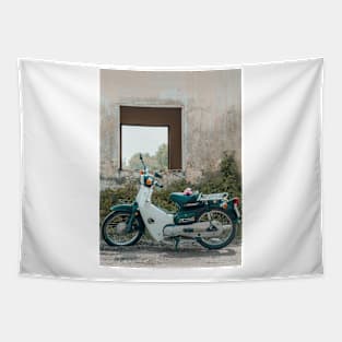 Classic Motorcycle - Honda Super Cup 50s Tapestry