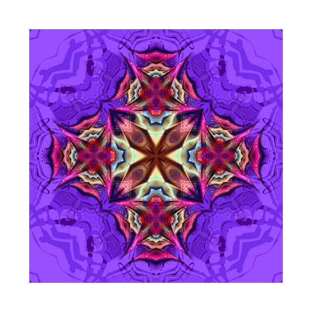 Symmetrical Floral Mandala by pinkal