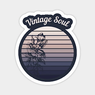 Vintage Soul-flower Magnet