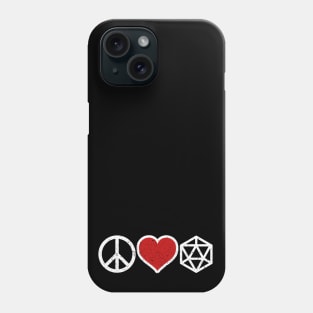 Peace, Love, and Gaming Phone Case