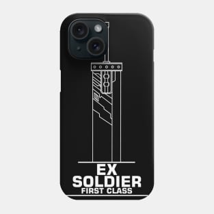 The ex-soldier sword (white) Phone Case