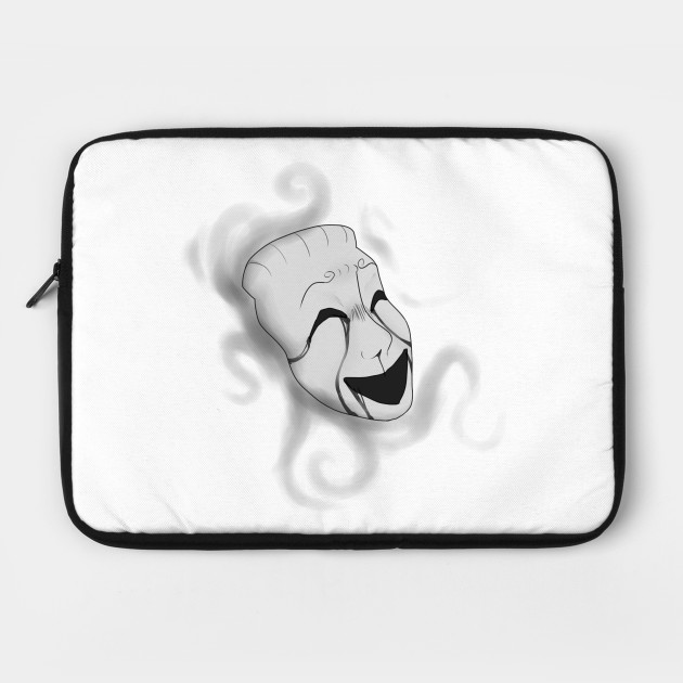 Scp 035 Mask Scary Spooky Smile Scp Foundation Laptop Case Teepublic
