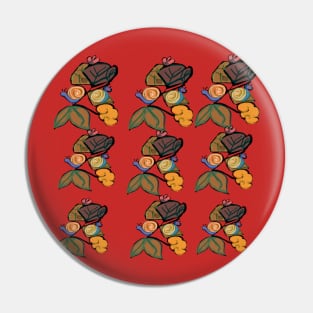 Gardening Pattern Pin