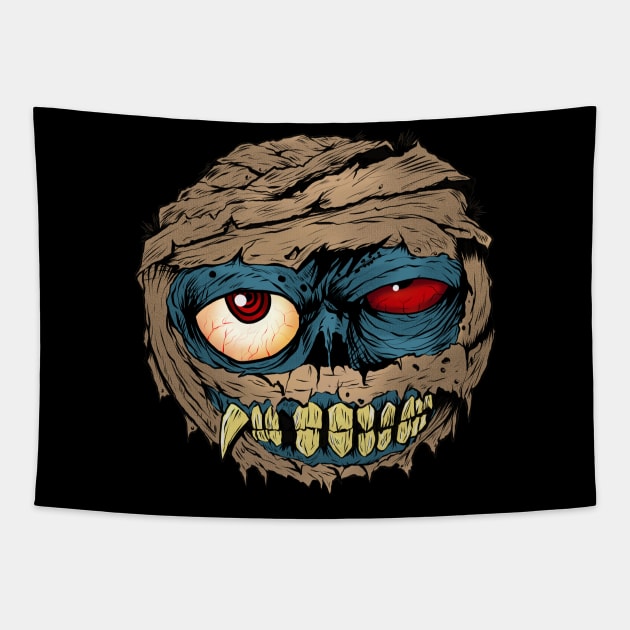 Going Mad Dust Brain Madballs Tapestry by Elijah101