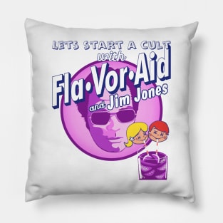 Jim Jones Flavor Aid Pillow