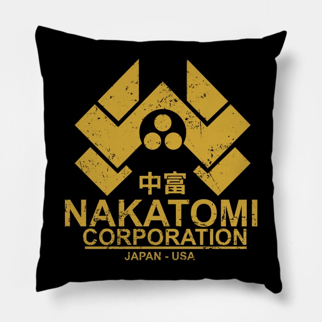 Nakatomi corp Pillow by SuperEdu