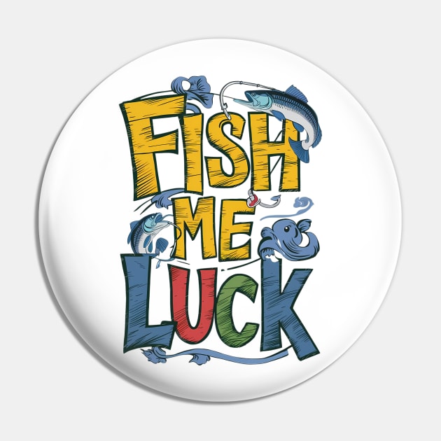 Fisch Me luck Pin by ZaxiDesign