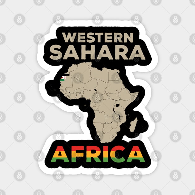 Western Sahara-Africa Magnet by Cuteepi